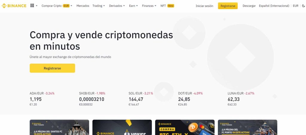 Casa de cambio centralizada binance 